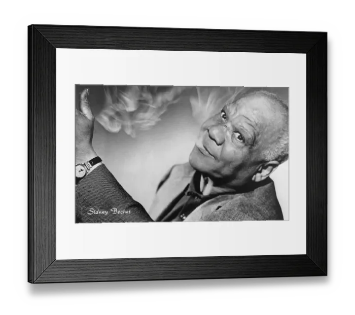 Framed Print : Jazz Musician Sidney Bechet Framed Print : Jazz Musician Sidney Bechet