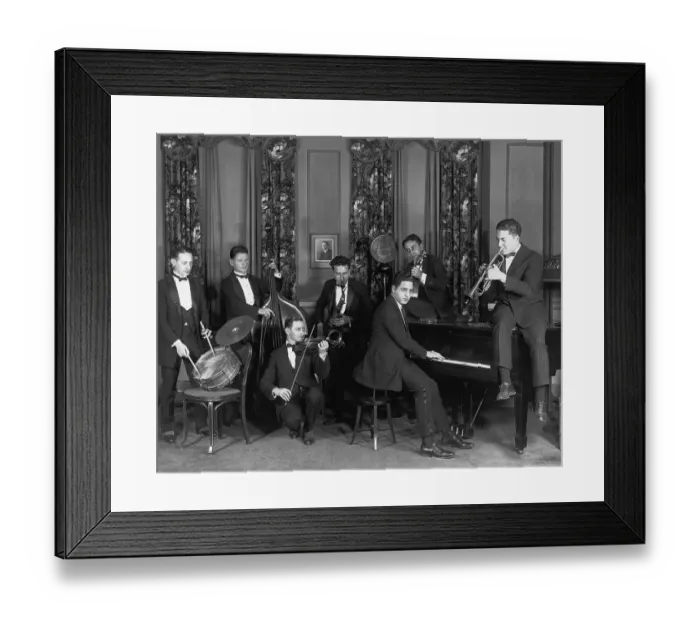 Framed Print : Irving Selzer and His Cafe Boulevard Orchestra Framed Print : Irving Selzer and His Cafe Boulevard Orchestra