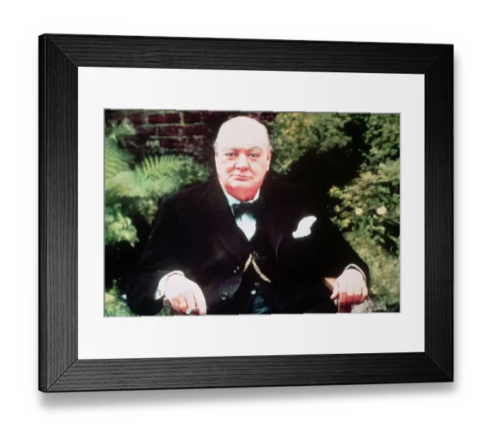 Framed Print : Sir Winston Churchill Framed Print : Sir Winston Churchill