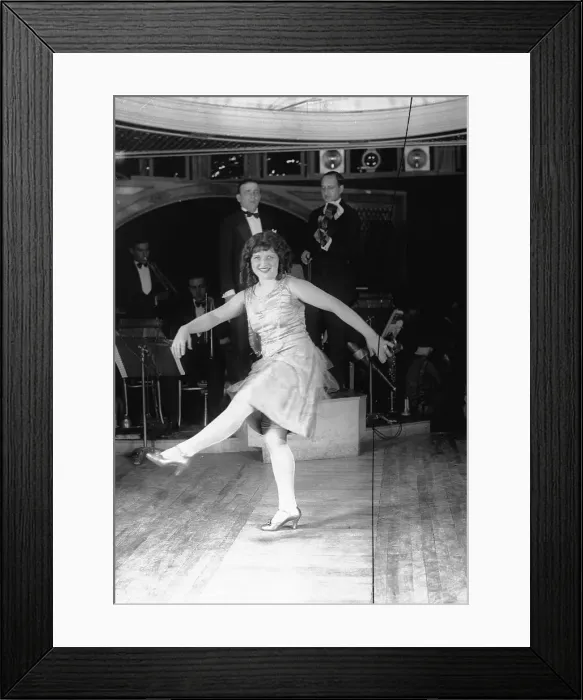 Framed Print : Girl Dancing the Charleston