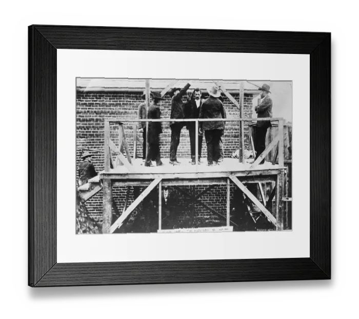Framed Print : Hanging of Black Jack Ketchum Framed Print : Hanging of Black Jack Ketchum