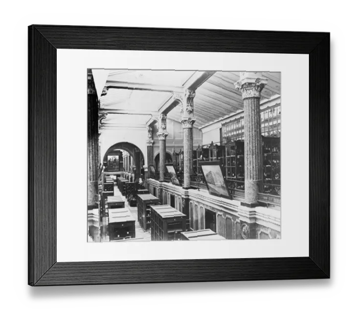 Framed Print : Inside the US Patent Office Framed Print : Inside the US Patent Office