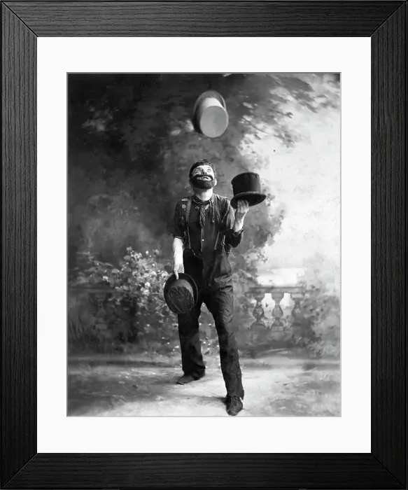 Framed Print : W.C. Fields Juggling Top Hats Framed Print : W.C. Fields Juggling Top Hats