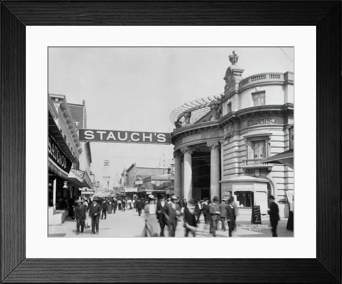 Framed Print : Coney Island Bowery Framed Print : Coney Island Bowery