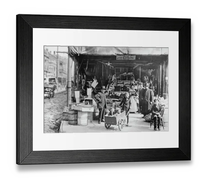 Framed Print : Fruit Stall