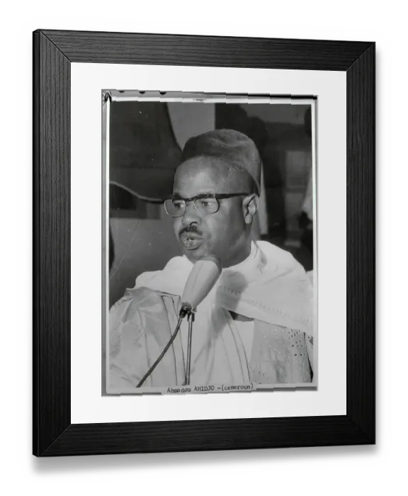 Framed Print : President of Cameroon Ahmadou Ahidjo Framed Print : President of Cameroon Ahmadou Ahidjo