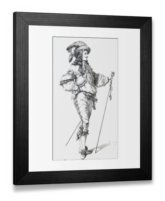 Framed Print : Typical Dress of the Seventeenth Century Framed Print : Typical Dress of the Seventeenth Century