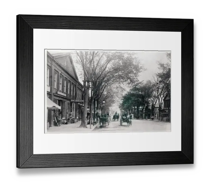 Framed Print : Main Street East In Nantucket Framed Print : Main Street East In Nantucket