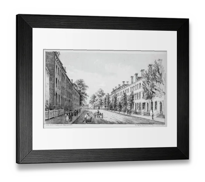 Framed Print : Wall Street at William Street Framed Print : Wall Street at William Street