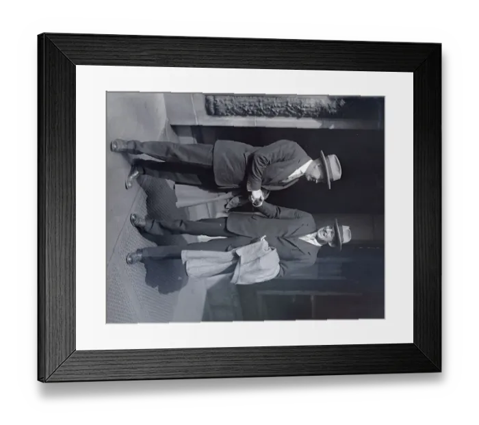 Framed Print : Football Coaches Percy Haughton and Knute Rockne