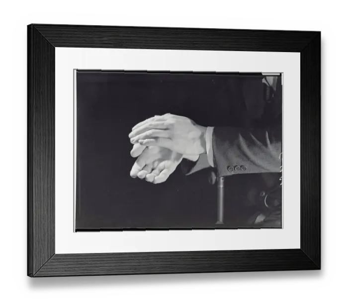Framed Print : Two Hands Applauding Framed Print : Two Hands Applauding