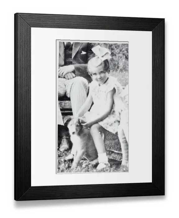 Framed Print : Marilyn at Age Five