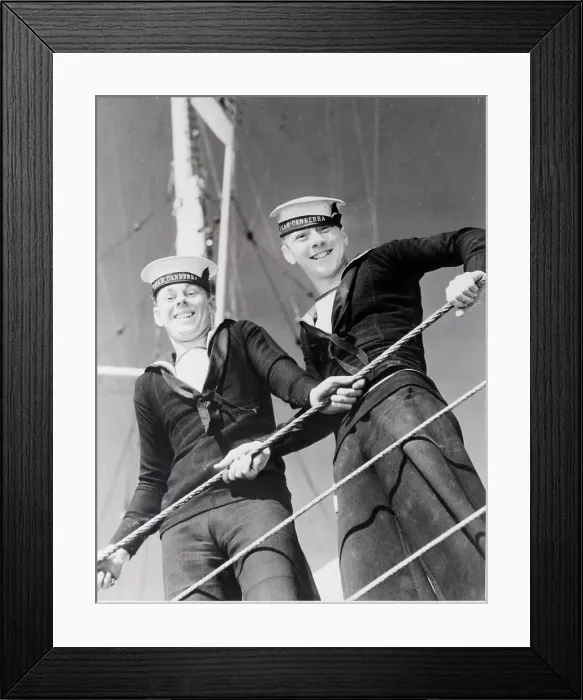 Framed Print : Australian Sailors Framed Print : Australian Sailors