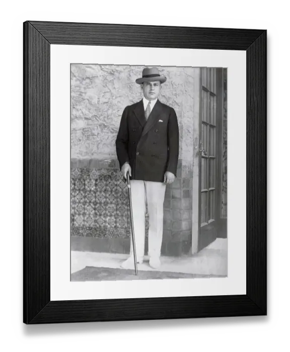 Framed Print : Portrait of Sol Hurok Framed Print : Portrait of Sol Hurok