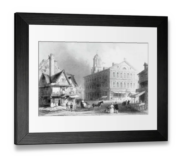Framed Print : Faneuil Hall Framed Print : Faneuil Hall