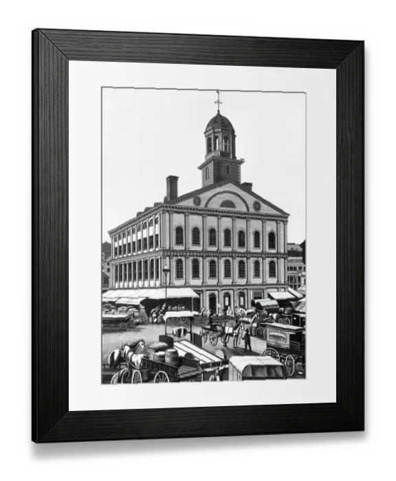 Framed Print : Faneuil Hall