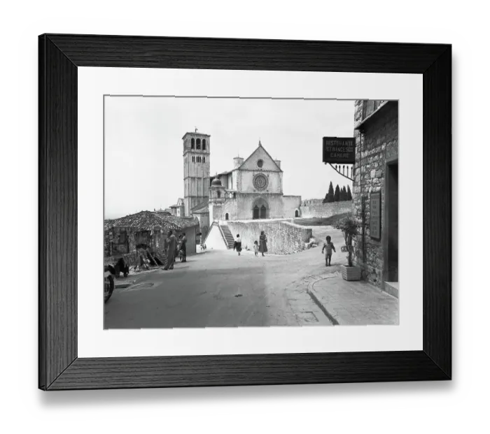Framed Print : San Francesco Basilica In Italy Framed Print : San Francesco Basilica In Italy