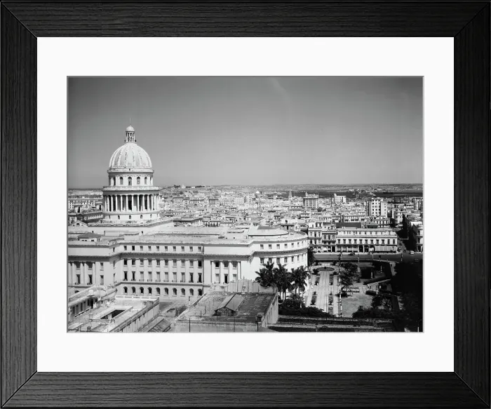 Framed Print : Havana Capitol Area
