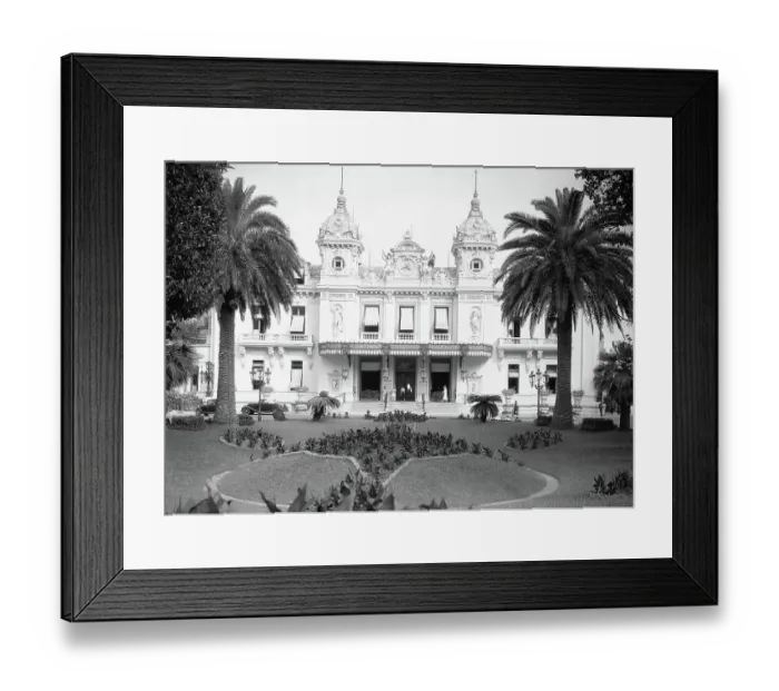 Framed Print : Front Of Casino In Monte Carlo Framed Print : Front Of Casino In Monte Carlo