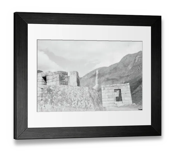 Framed Print : Ruins of Inca Solar Clock Framed Print : Ruins of Inca Solar Clock