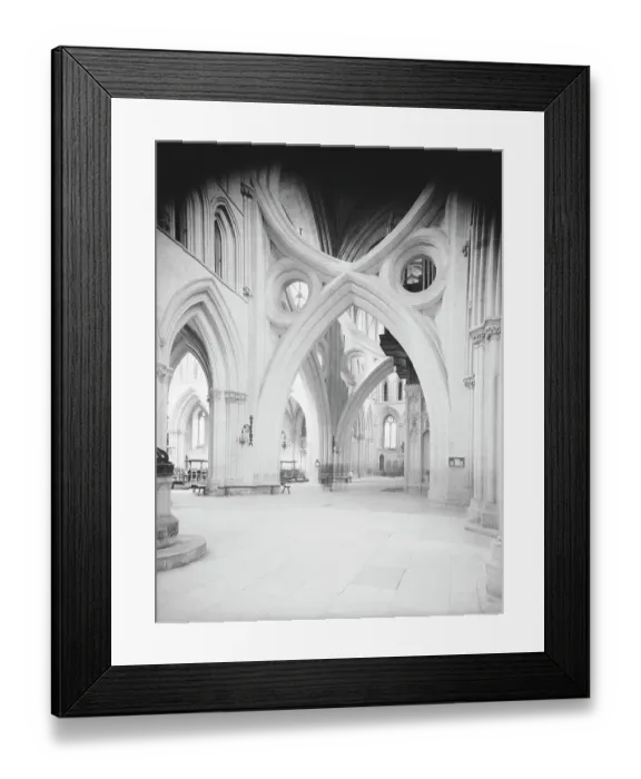 Framed Print : Interior Of Wells Cathedral Framed Print : Interior Of Wells Cathedral