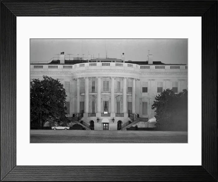 Framed Print : White House Framed Print : White House