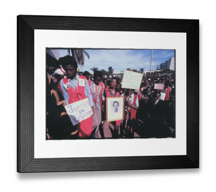 Framed Print : People Holding Signs and Photographs Framed Print : People Holding Signs and Photographs