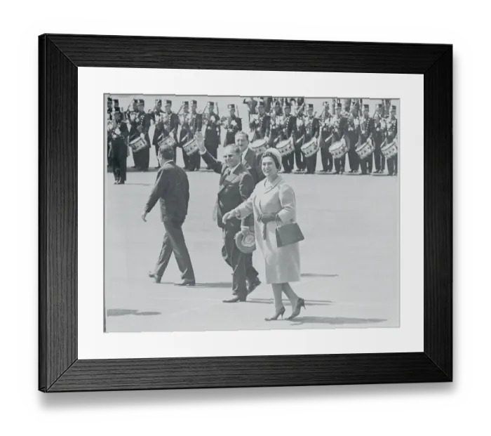 Framed Print : Portrait of Josip Broz Tito and His Wife Framed Print : Portrait of Josip Broz Tito and His Wife