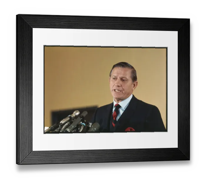 Framed Print : Portrait of Governor John Volpe Framed Print : Portrait of Governor John Volpe