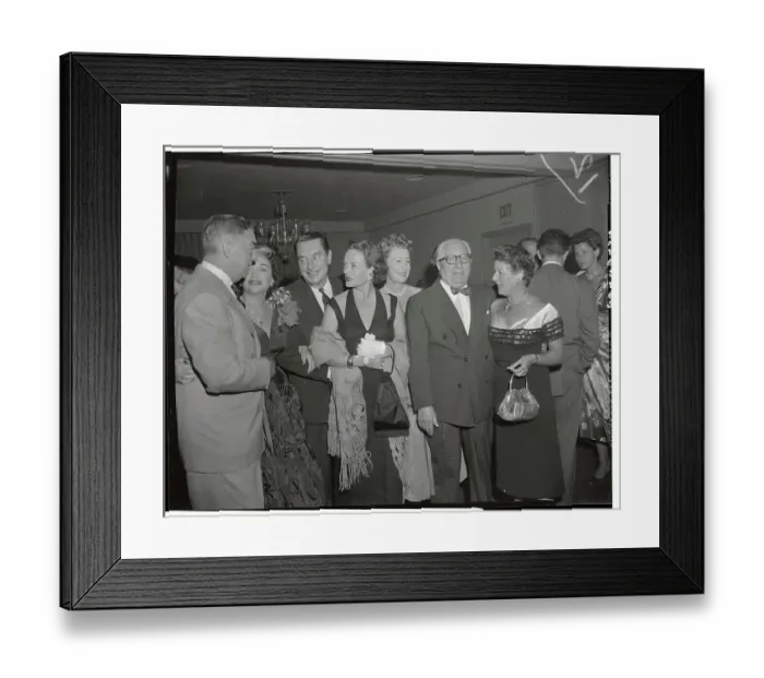 Framed Print : Actors Attending a Nightly Outing Framed Print : Actors Attending a Nightly Outing