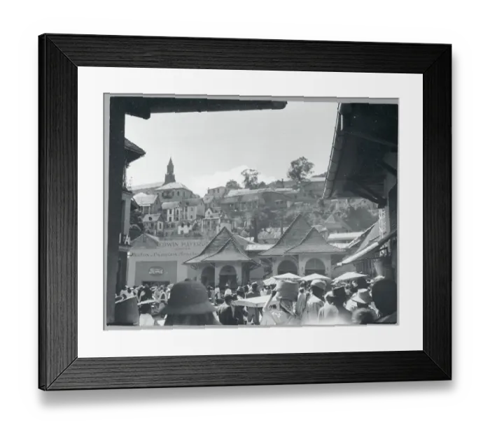 Framed Print : A View of Madagascar in East Africa