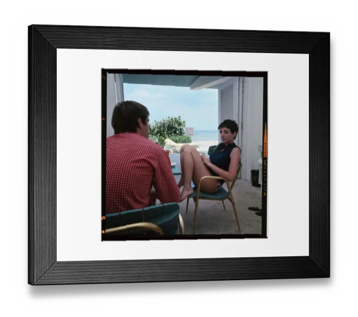 Framed Print : Liza Minnelli and Peter Allen Sitting at Dinette Table Framed Print : Liza Minnelli and Peter Allen Sitting at Dinette Table