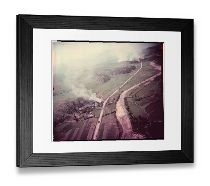 Framed Print : Strafing Attacks in North Korea Framed Print : Strafing Attacks in North Korea