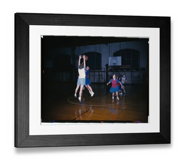 Framed Print : Women's Basketball at Wellesley College Framed Print : Women's Basketball at Wellesley College
