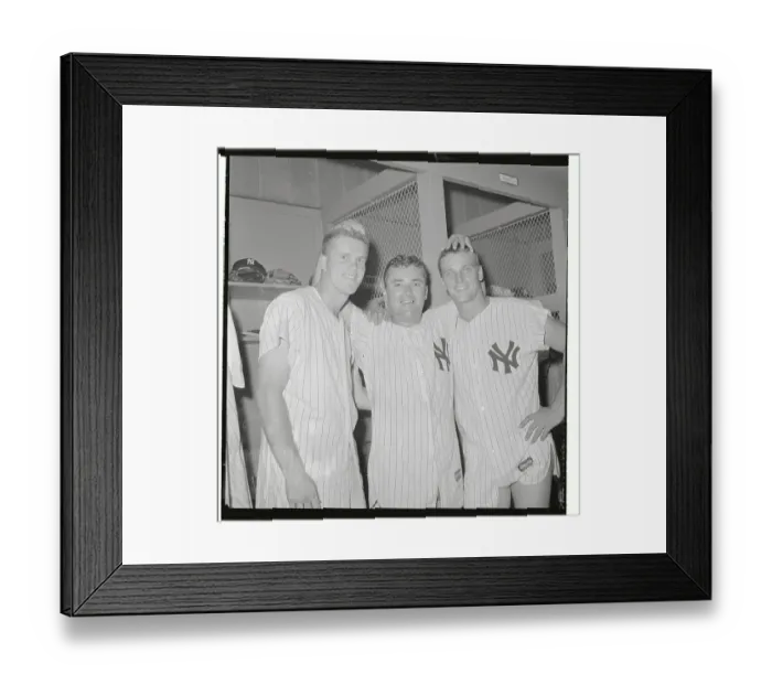 Framed Print : Roger Maris with Teammates Framed Print : Roger Maris with Teammates