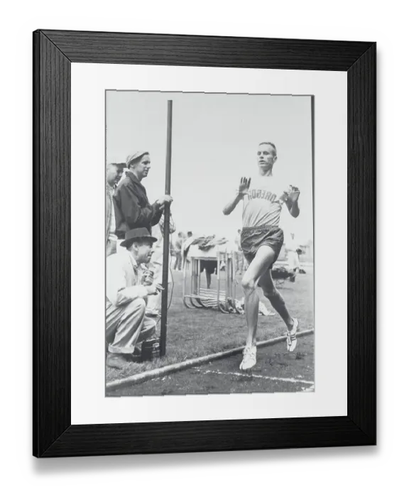 Framed Print : Dyrol Burleson Crossing Finish Line Framed Print : Dyrol Burleson Crossing Finish Line