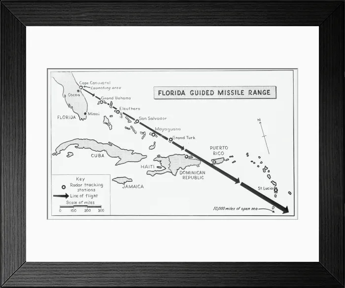 Framed Print : Map of Radar Installations Framed Print : Map of Radar Installations