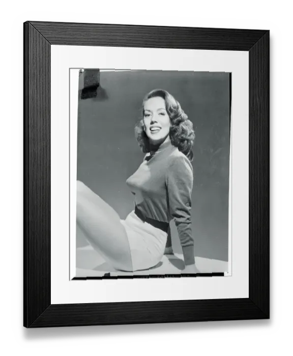 Framed Print : Portrait of Lisa Kirk Framed Print : Portrait of Lisa Kirk