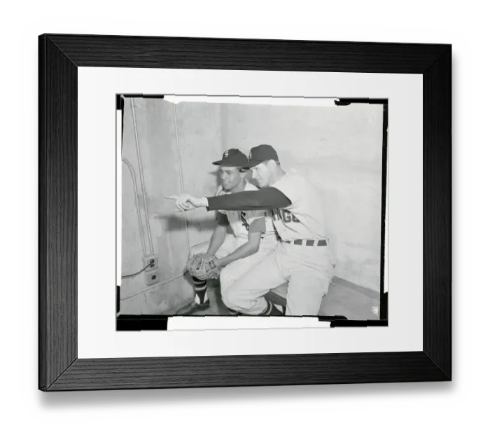 Framed Print : L. Aparicio with Marty Marion Framed Print : L. Aparicio with Marty Marion