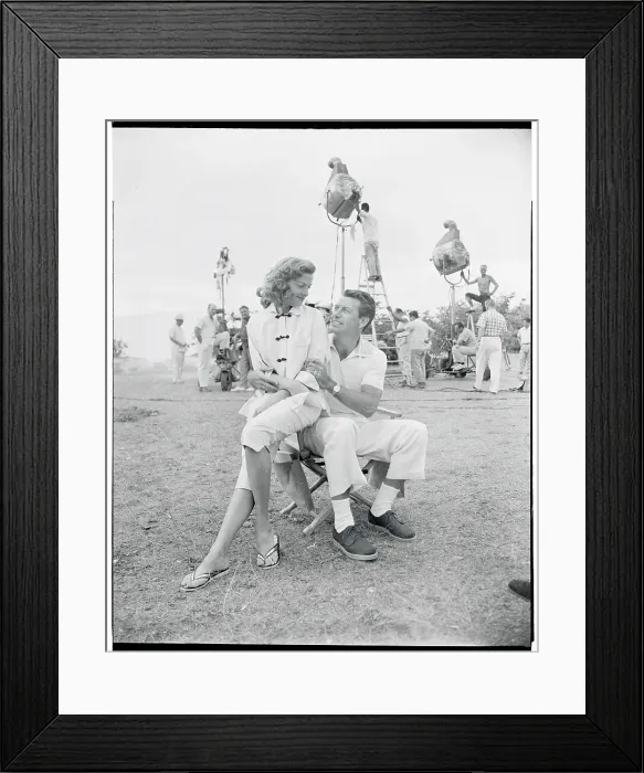 Framed Print : Jane Russell and Richard Egan Framed Print : Jane Russell and Richard Egan