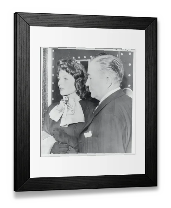 Framed Print : Actress Rita Hayworth and Bartley Crum Framed Print : Actress Rita Hayworth and Bartley Crum