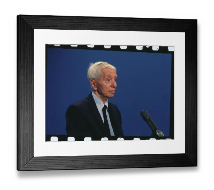 Framed Print : Portrait of Hyman Rickover Framed Print : Portrait of Hyman Rickover