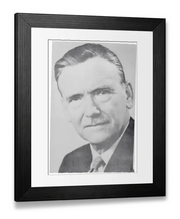 Framed Print : Portrait of Educator Ulf Von Euler Framed Print : Portrait of Educator Ulf Von Euler