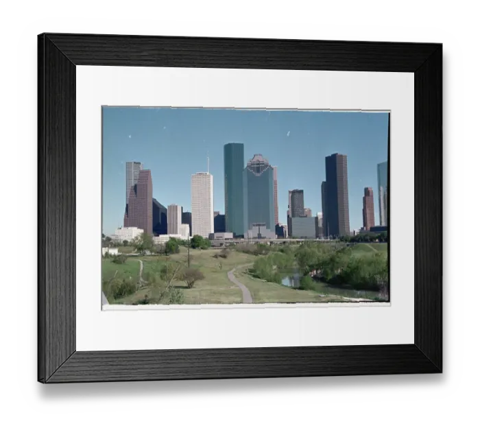 Framed Print : Dallas Texas Skyline Framed Print : Dallas Texas Skyline