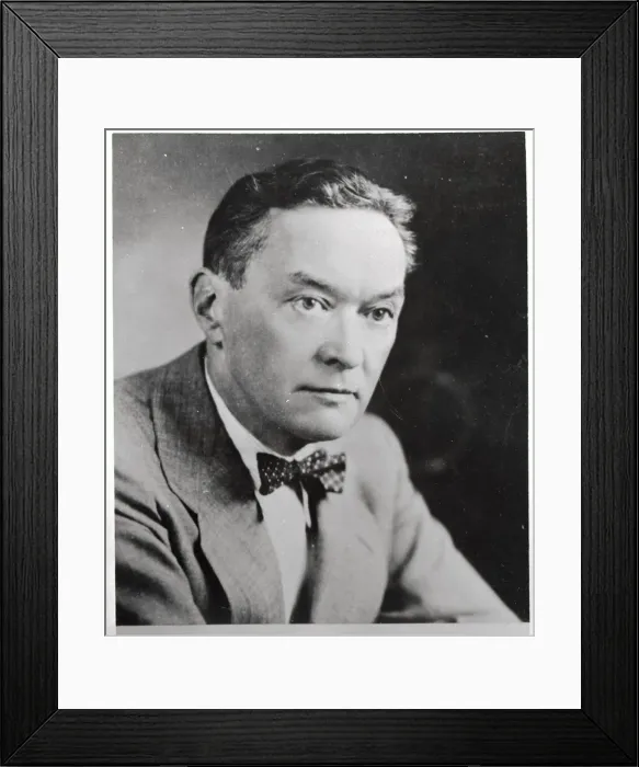 Framed Print : Portrait of Walter Lippmann Wearing Bow Tie Framed Print : Portrait of Walter Lippmann Wearing Bow Tie