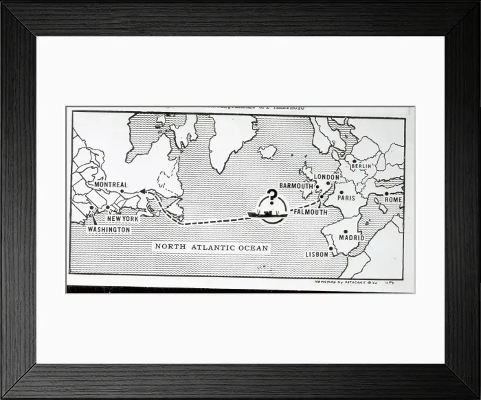 Framed Print : Map Presentation Framed Print : Map Presentation