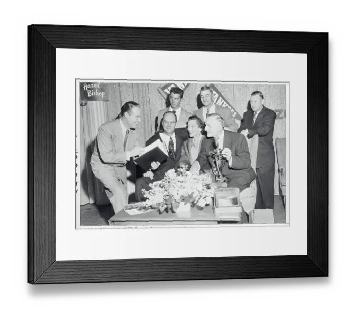Framed Print : Casey Stengal Broadcasting on a Radio Show Framed Print : Casey Stengal Broadcasting on a Radio Show