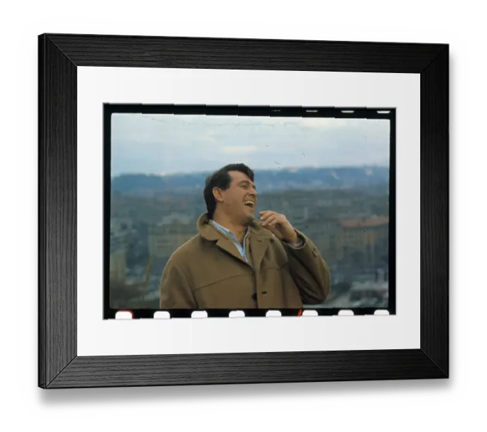 Framed Print : Rock Hudson and Claudia Cardinale Starring in Film Framed Print : Rock Hudson and Claudia Cardinale Starring in Film