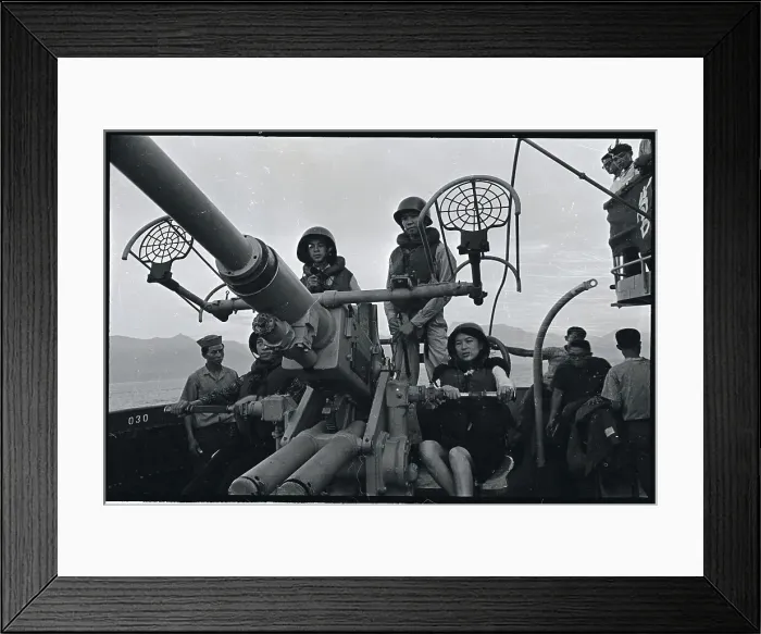 Framed Print : Kids Playing on Ship Framed Print : Kids Playing on Ship