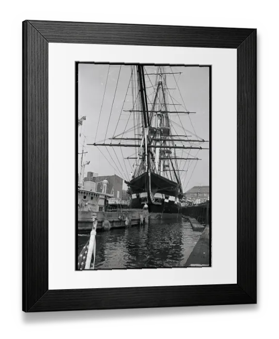 Framed Print : Front View of Old Ironsides Framed Print : Front View of Old Ironsides